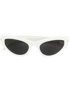 Saint Laurent Eyewear New Wave Lily Sunglasses - White