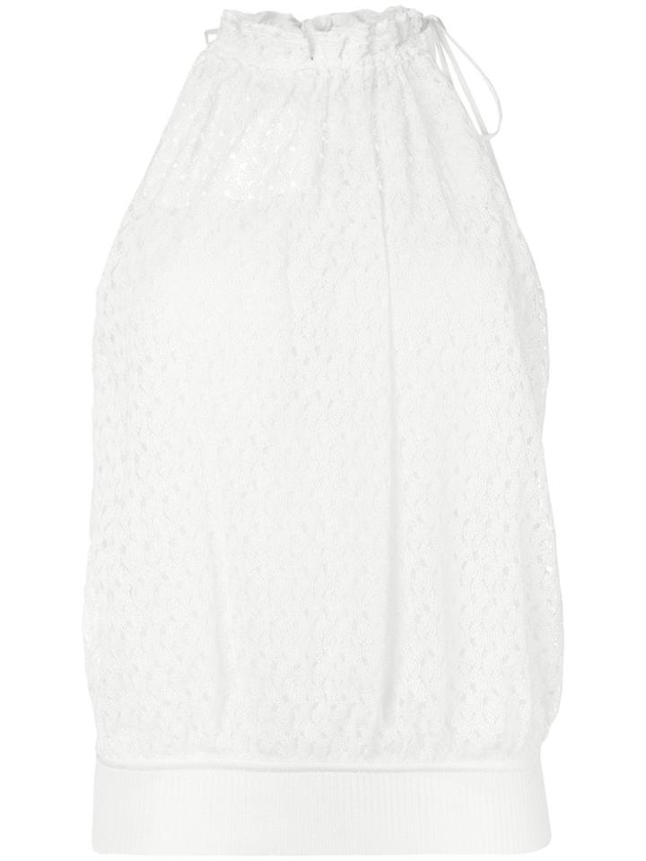 Missoni Crochet Sleeveless Top - White