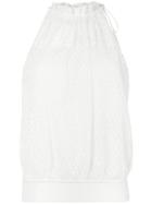 Missoni Crochet Sleeveless Top - White