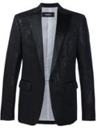 Dsquared2 Jacquard Blazer, Men's, Size: 56, Black, Polyamide/polyester/wool