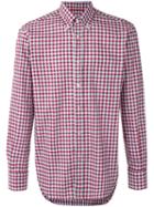 Canali - Checked Shirt - Men - Cotton - Xl, Red, Cotton