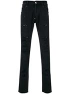 Philipp Plein Miyoko Super Straight Cut Jeans - Black