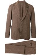 Gabriele Pasini Dinner Suit, Men's, Size: 50, Brown, Cotton/linen/flax/polyester