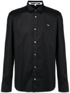 Mcq Alexander Mcqueen Swallow Patch Shirt - Black