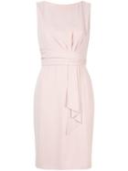 Paule Ka Sleeveless Fitted Dress - Pink