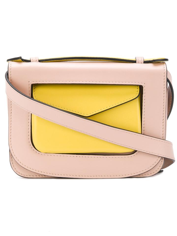 Stée Flap Camera Crossbody Bag - Pink & Purple