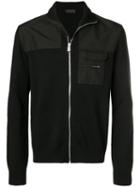 Prada Zip-up Cardigan - Black