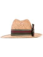 Antonio Marras Straw Hat, Women's, Brown, Paper