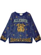 Gucci Allergya Sequin Embroidered Jumper - Blue