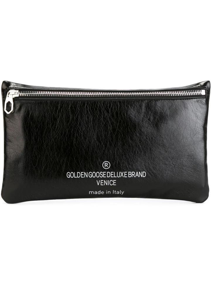 Golden Goose Deluxe Brand Corn Clutch, Women's, Black, Cotton/viscose/polyurethane