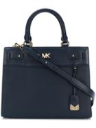 Michael Michael Kors Reagan Large Satchel - Blue