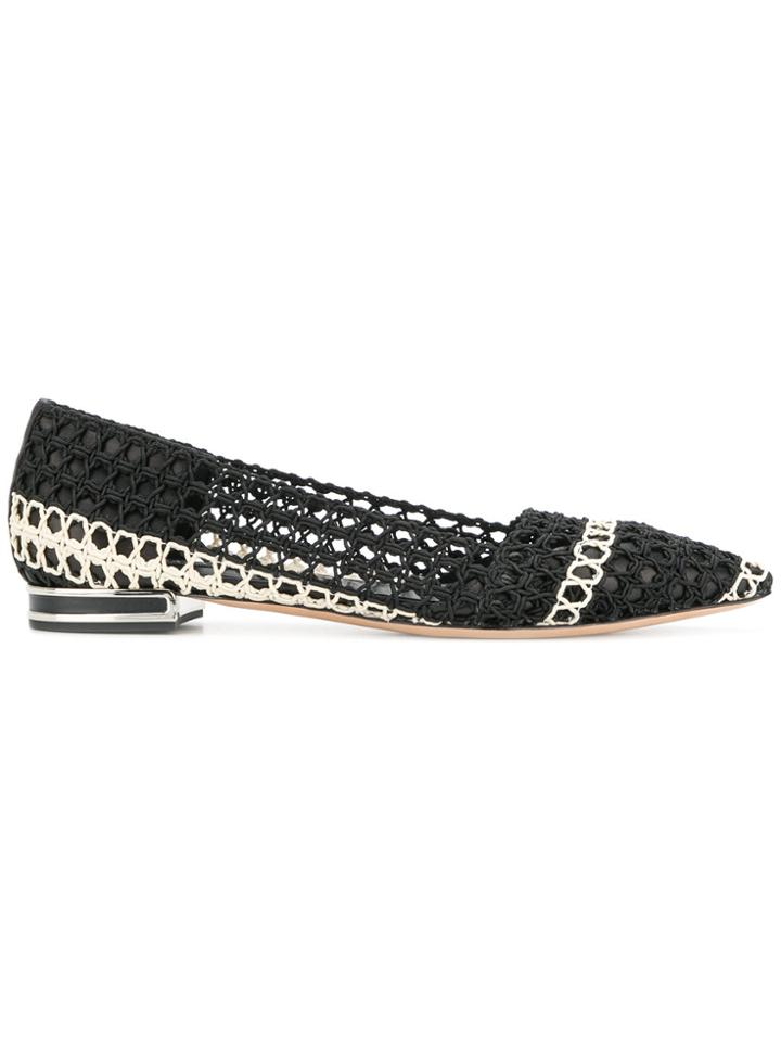 Casadei Crocheted Pumps - Black