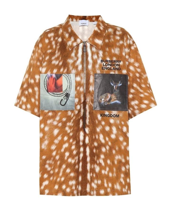 Fashion Concierge Vip Burberry - Printed Cotton Top 36993 - Brown