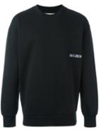 Han Kj0benhavn Logo Print Sweatshirt, Men's, Size: Large, Black, Cotton