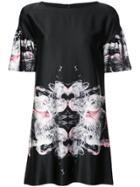 Thomas Wylde Floral Shift Dress - Black