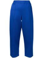 Comme Des Garçons Pre-owned Cropped Tracksuit Trousers - Blue