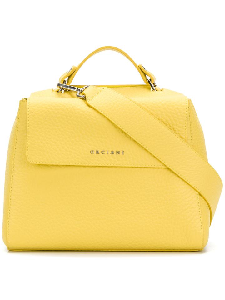 Orciani Flap Tote - Yellow & Orange