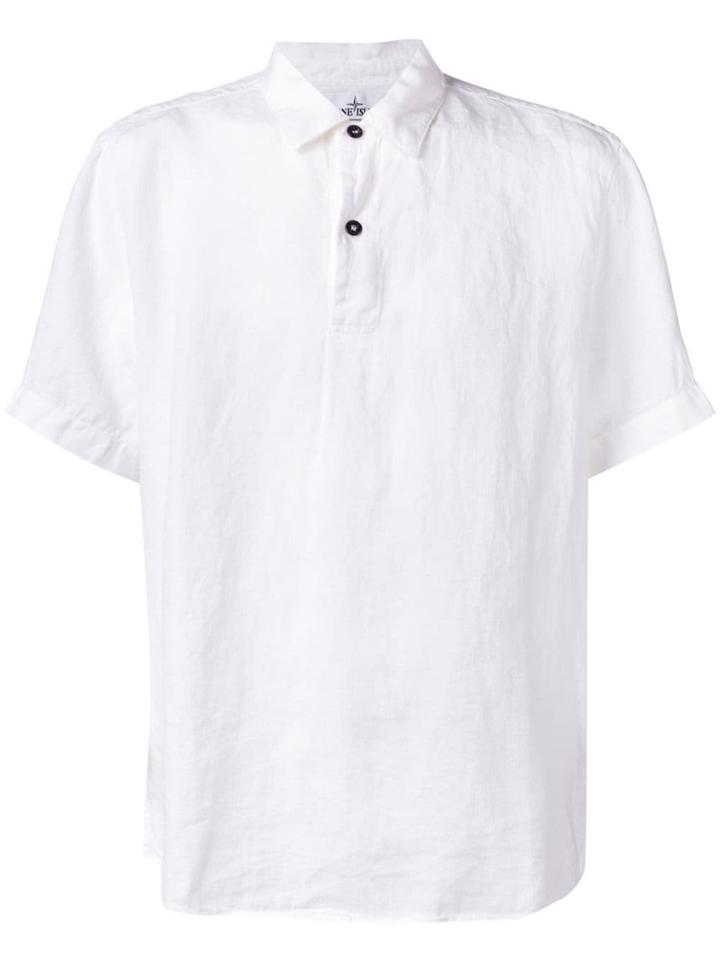 Stone Island Short Sleeve Polo Shirt - White