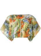 Jean Paul Gaultier Vintage Abstract Print Cropped Blouse - Multicolour