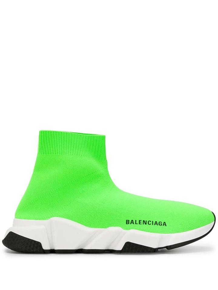 Balenciaga Speed Sock Trainers - Green