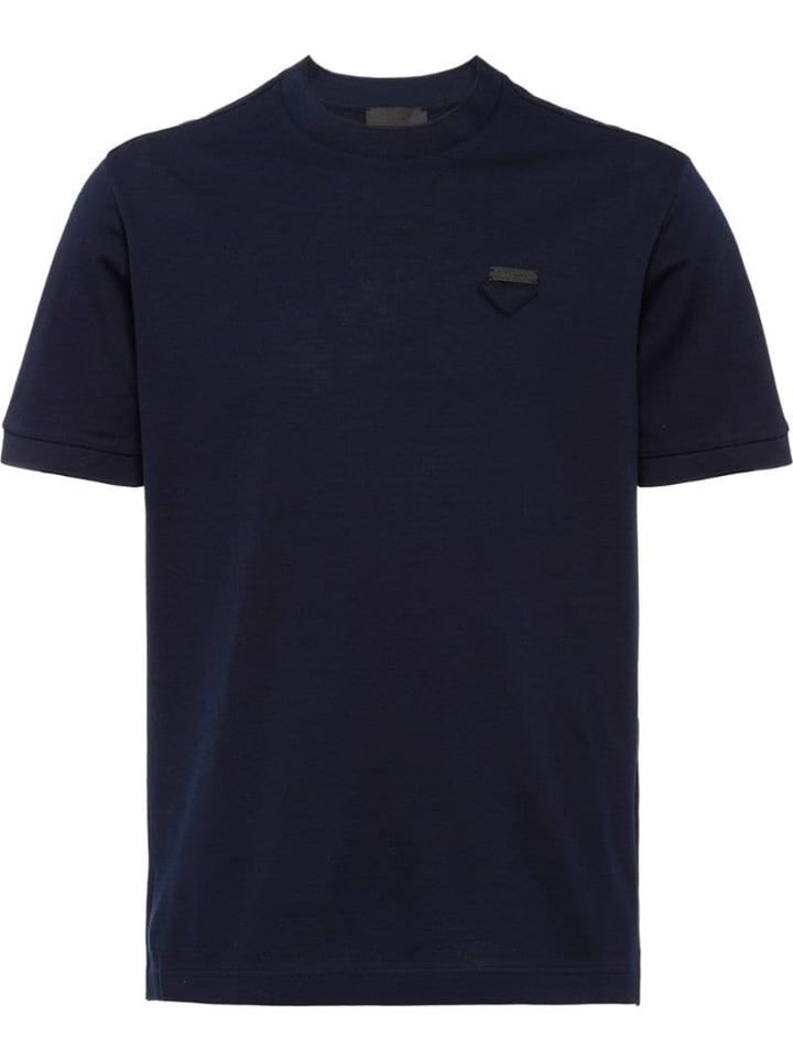 Prada Piqué T-shirt - Blue