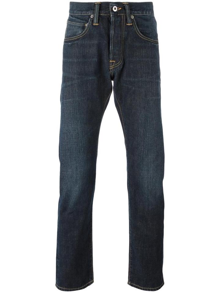 Edwin 'ed-55' Jeans, Men's, Size: 36, Blue, Cotton/polyester