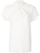 Temperley London Purity Twisted Blouse - White