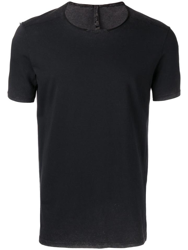 Transit Plain T-shirt, Men's, Size: 44, Black, Cotton/linen/flax