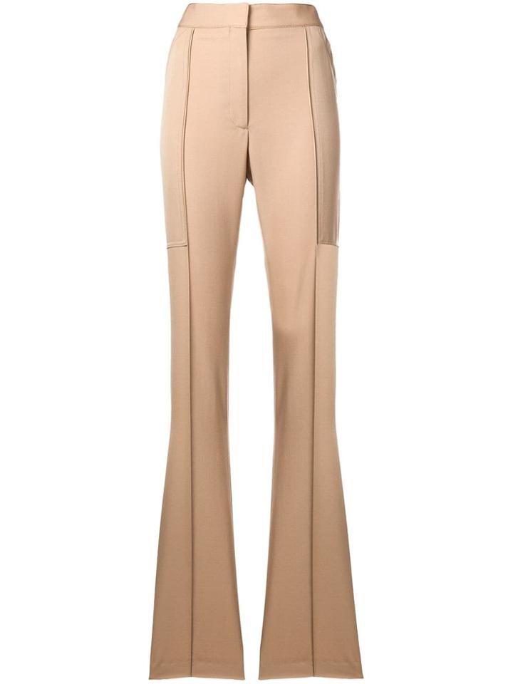 Stella Mccartney High Waisted Trousers - Neutrals