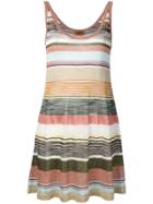 Missoni Striped Glitter Dress - Brown