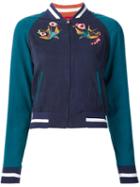 Elizabeth And James Bird Embroidery Bomber