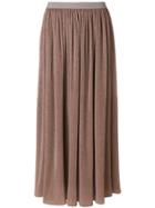 Giorgio Armani Cord Maxi Skirt - Nude & Neutrals