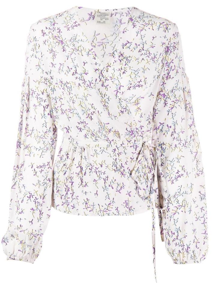 Baum Und Pferdgarten Monia Floral Print Wrap Top - Pink