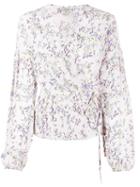 Baum Und Pferdgarten Monia Floral Print Wrap Top - Pink