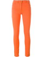 Versace Skinny Jeans, Women's, Size: 28, Yellow/orange, Cotton/polyester/spandex/elastane