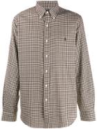 Polo Ralph Lauren Gingham Check Shirt - Brown
