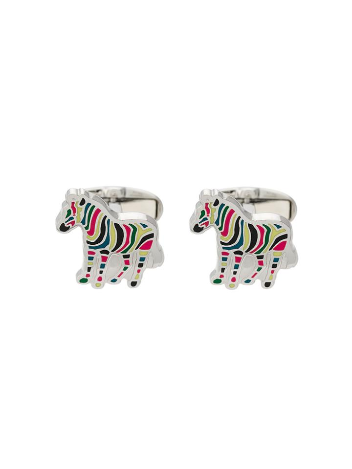 Paul Smith Zebra Cufflinks - Metallic