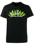 Diesel Industry Print T-shirt - Black