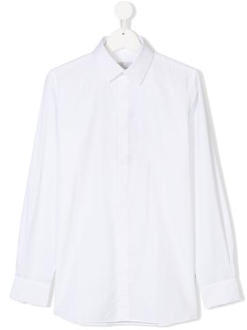 Stefano Ricci Kids Teen Classic Shirt - White