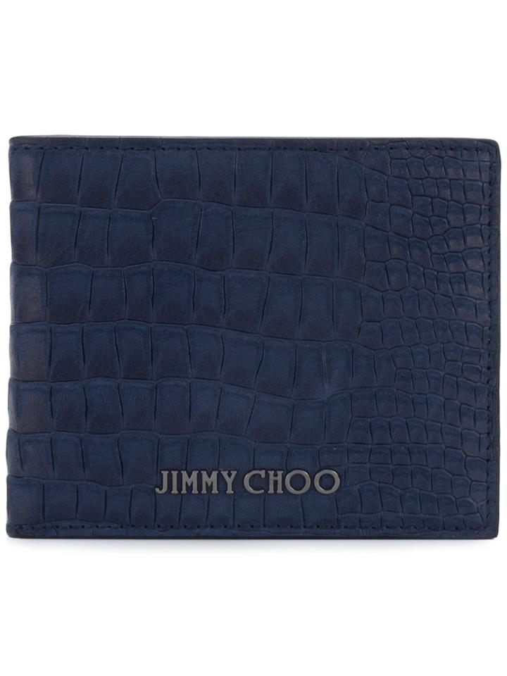 Jimmy Choo Mark Billfold Wallet - Blue