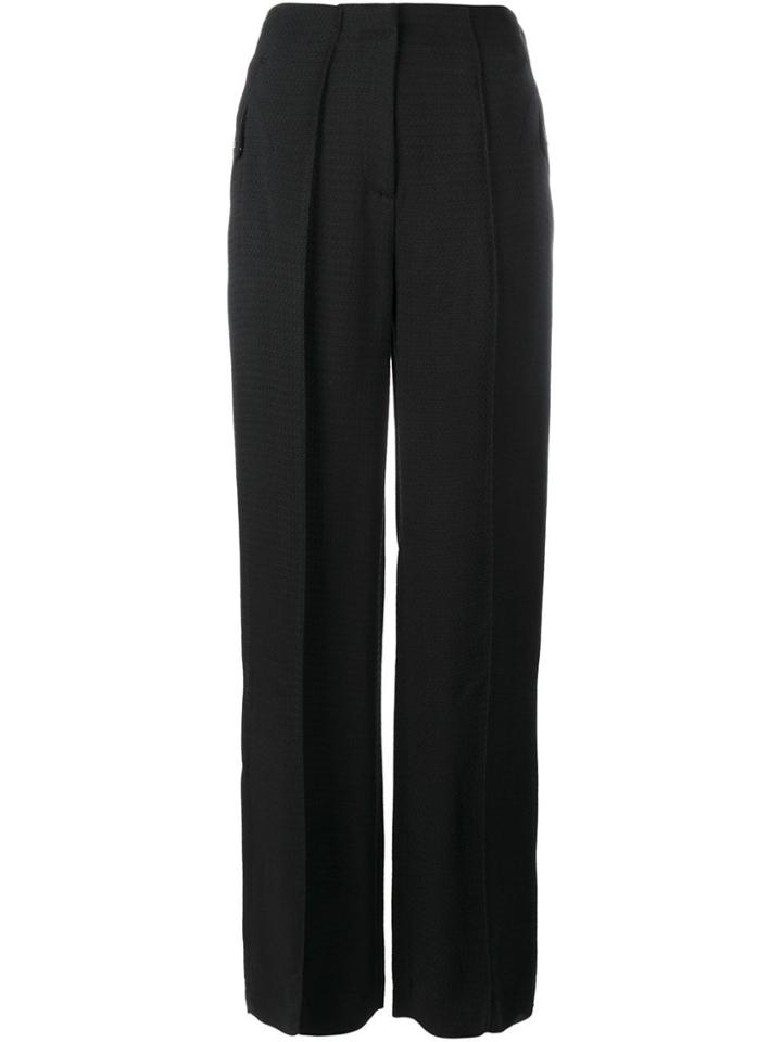 Esteban Cortazar Wide Leg Trousers - Black