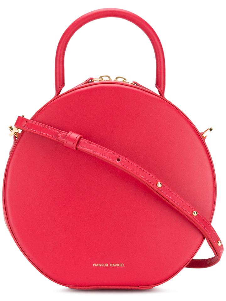 Mansur Gavriel Circular Cross Body Bag - Red