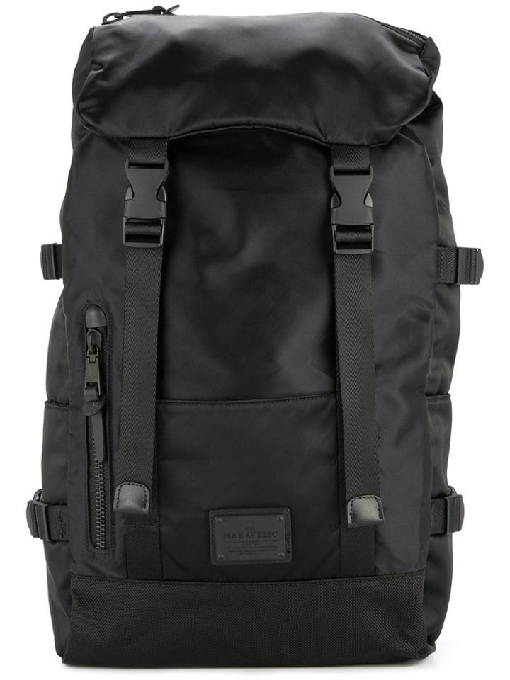 Makavelic Exclusive Double Belt Daypack - Black
