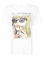 Re/done Comic Print T-shirt - White