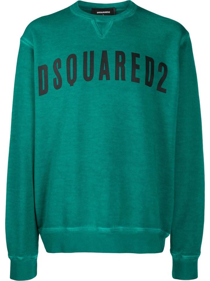 Dsquared2 Kids Logo Print Sweatshirt - Green