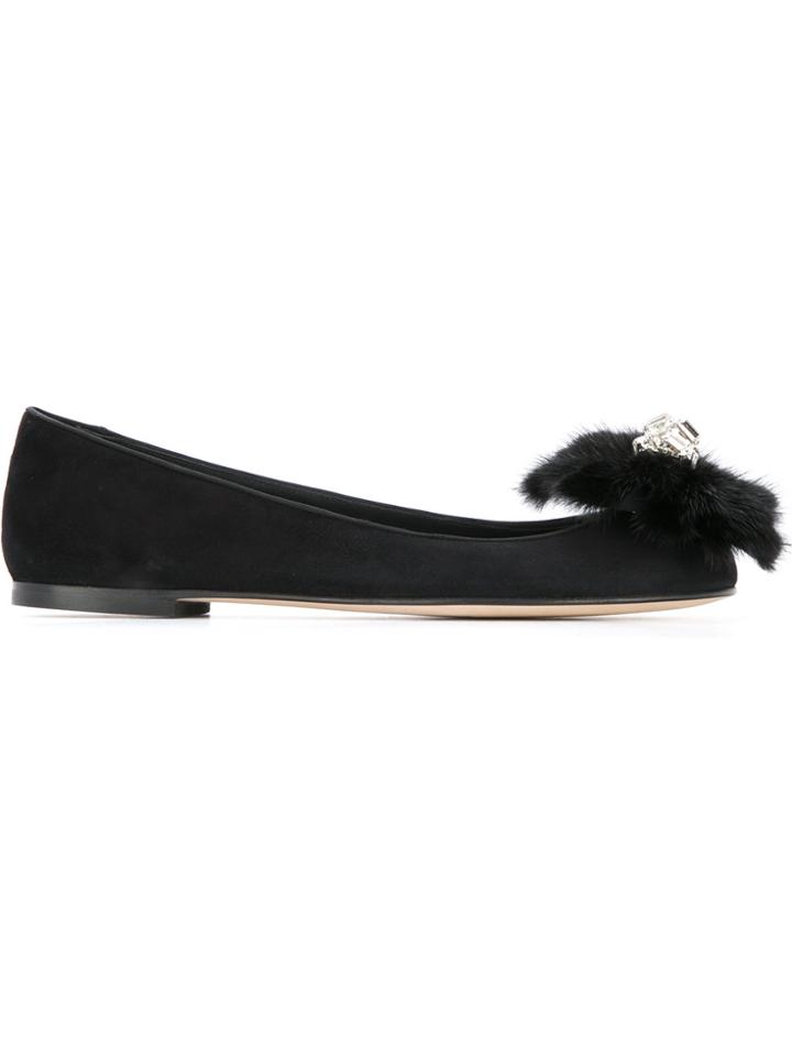 Giuseppe Zanotti Design Erin Ballerina Shoes - Black