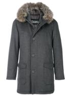 Herno Fur Trimmed Parka - Grey