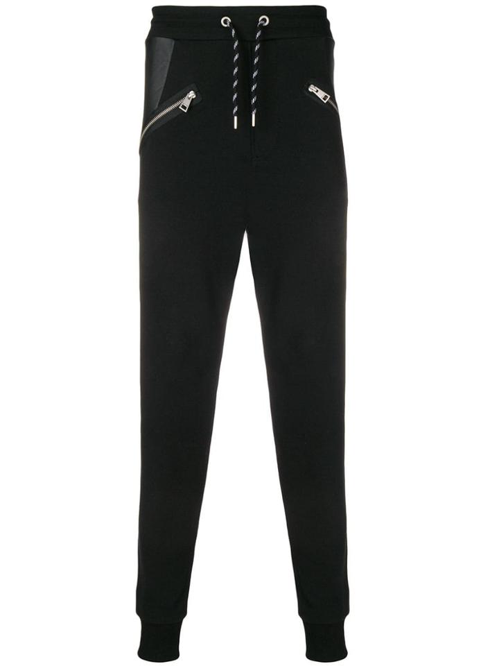 Just Cavalli Zip Track Pants - Black