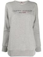 Tommy Hilfiger Stripe Sleeve Sweatshirt - Grey