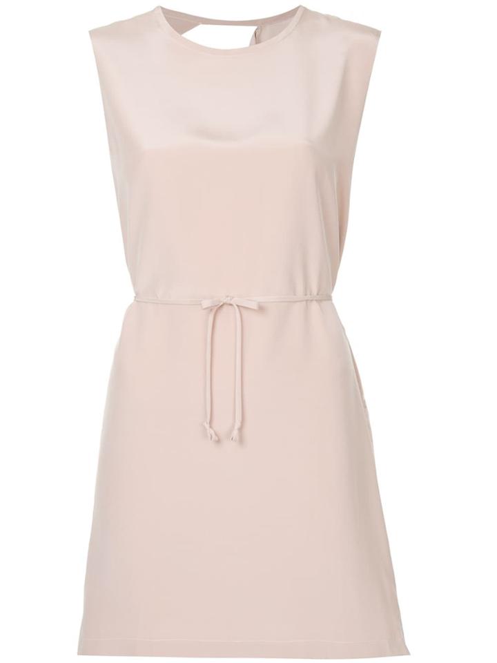 Kacey Devlin Collapse Back Mini Dress - Pink